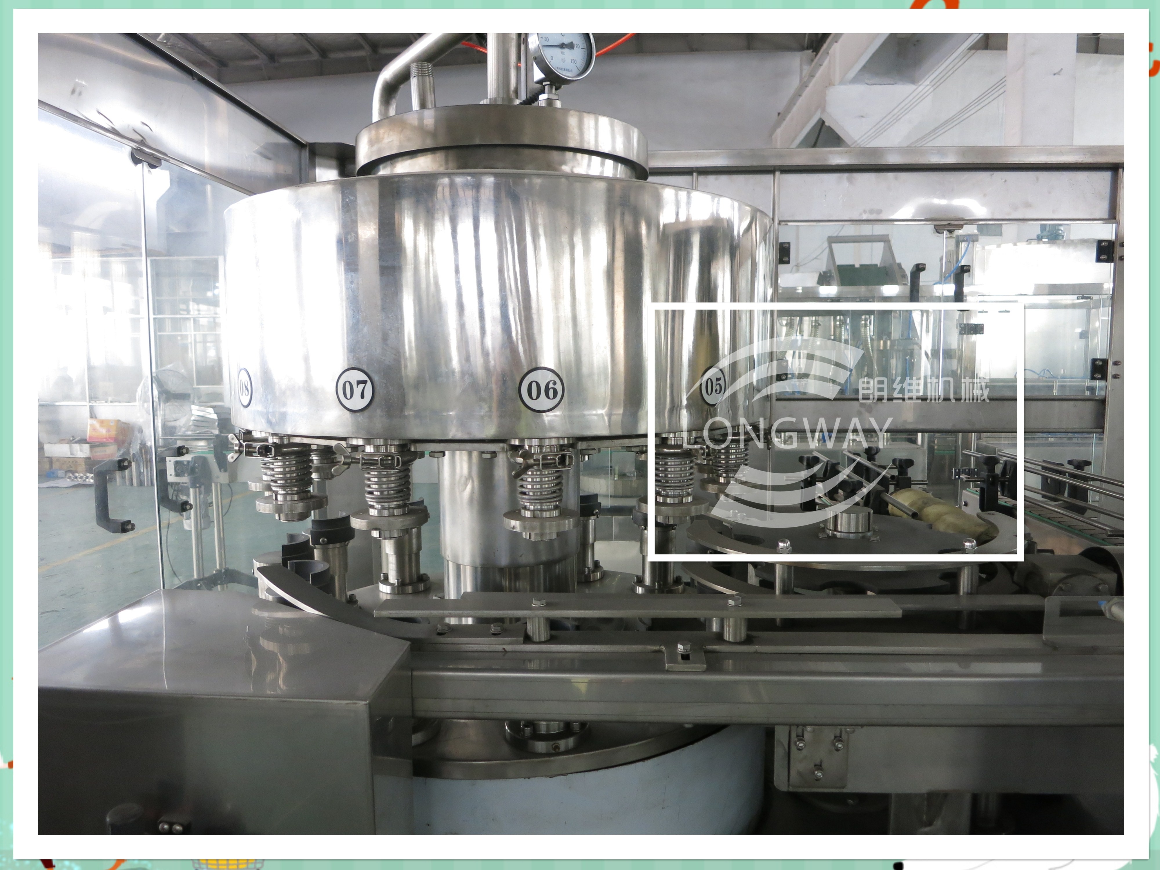 Automatic Water Filling Machines For Purified Water 3000 Bottle / h