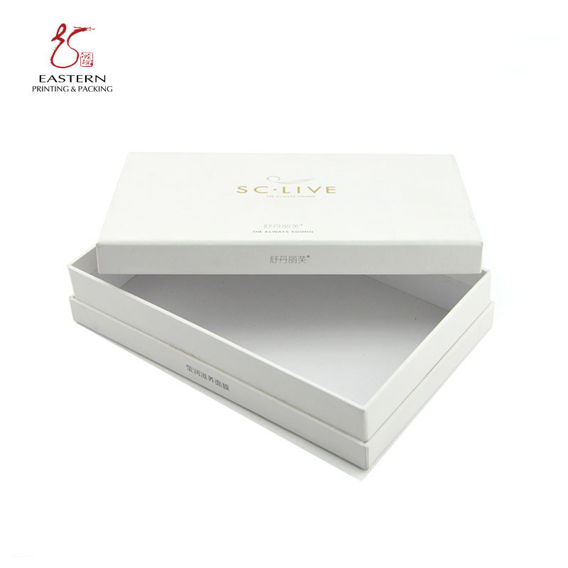Recyclable 145mm Width 45mm Height Cosmetic Packaging Paper Box With Neck