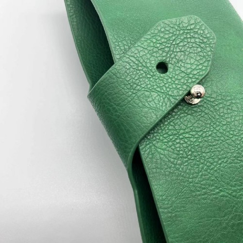 Fashionable PU Leather Pouch Pressure Resistant Soft Sunglasses Case