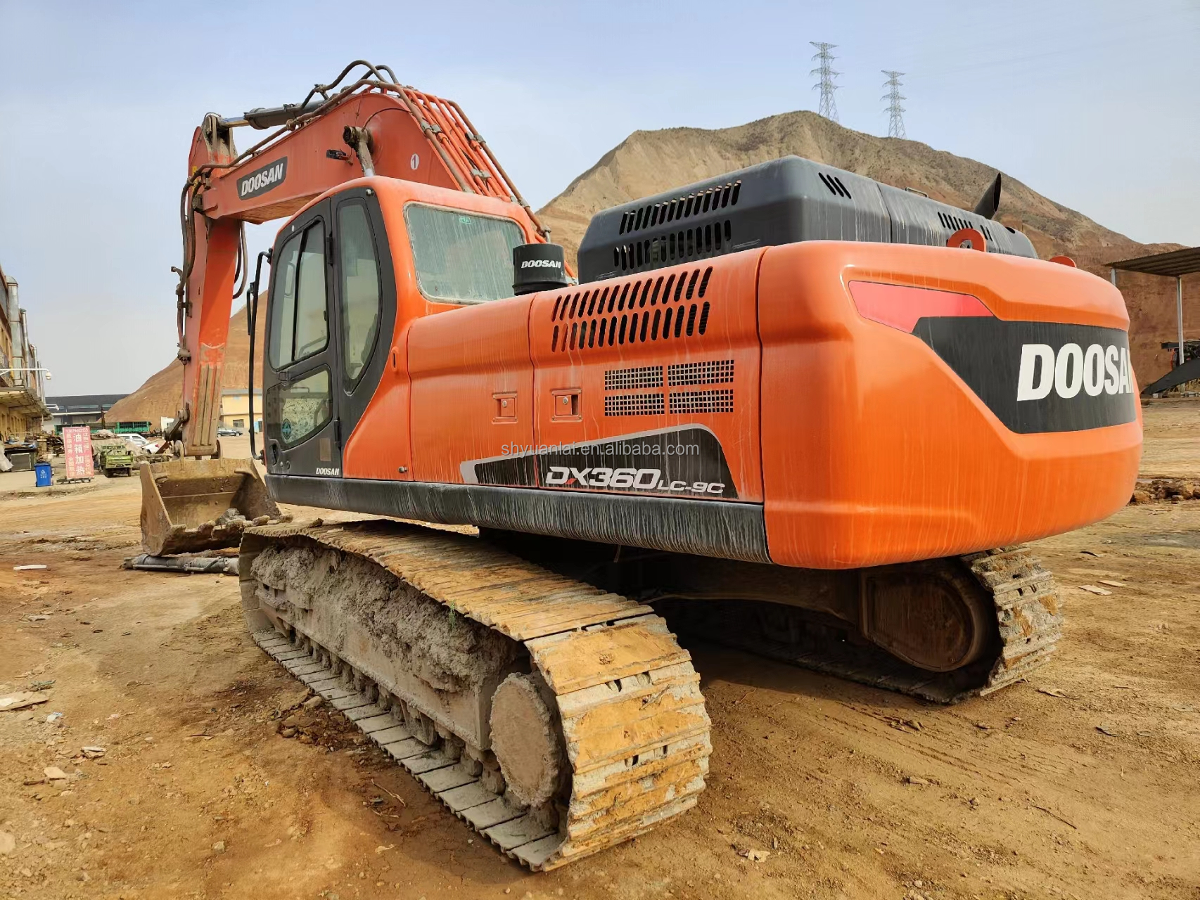 Affordable Second Hand DOOSAN DX360 Excavator with Original Paint and Good Condition