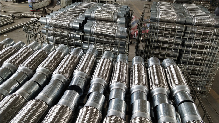ID 57mm Overall 252mm exhaust pipe Vibration Absorb Truck Connector Stainless Steel Exhaust Bellows Flex Pipe
