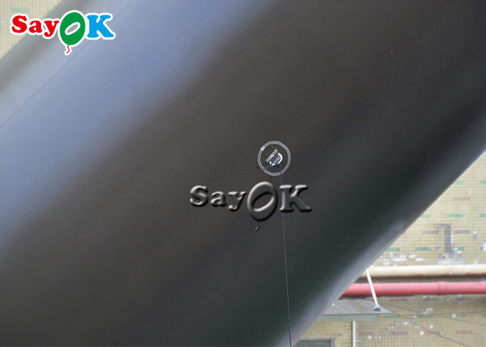 Inflatable Start Line Black PVC Tarpaulin Inflatable Entrance Arch For Park Supermarket