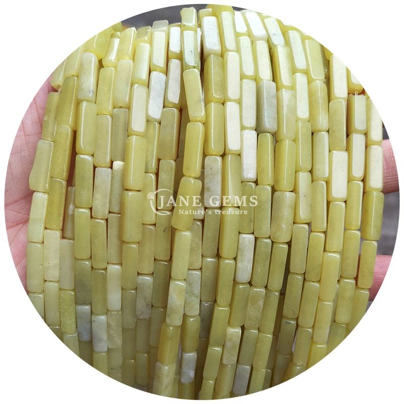 Wholesale Natural Crystal Gemstone Rectangular Cuboid Beads Loose Stone Bead Accessories Cube Bead Spacers for Jewelry