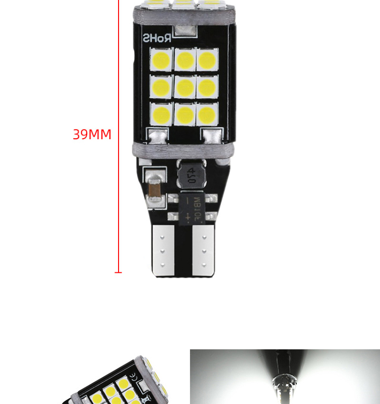 OEM Luz 1157 T15 Automotive LED Turn Signals 3030 1156 Bulb License Plate Brake Light Festoon 12v