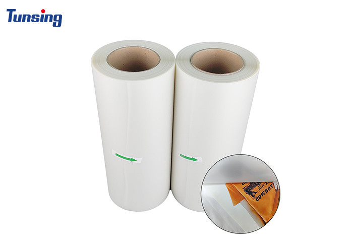 Hot Peel Pet DTF Film Roll for Heat Press Time 8-15 seconds Fabric Printing