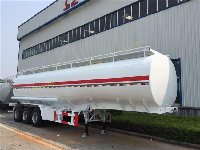 Oil Tanker Crude Oil Tank Trailer Fuel/petroleum 45000l Steel Fuel Tanker Semi Trailer
