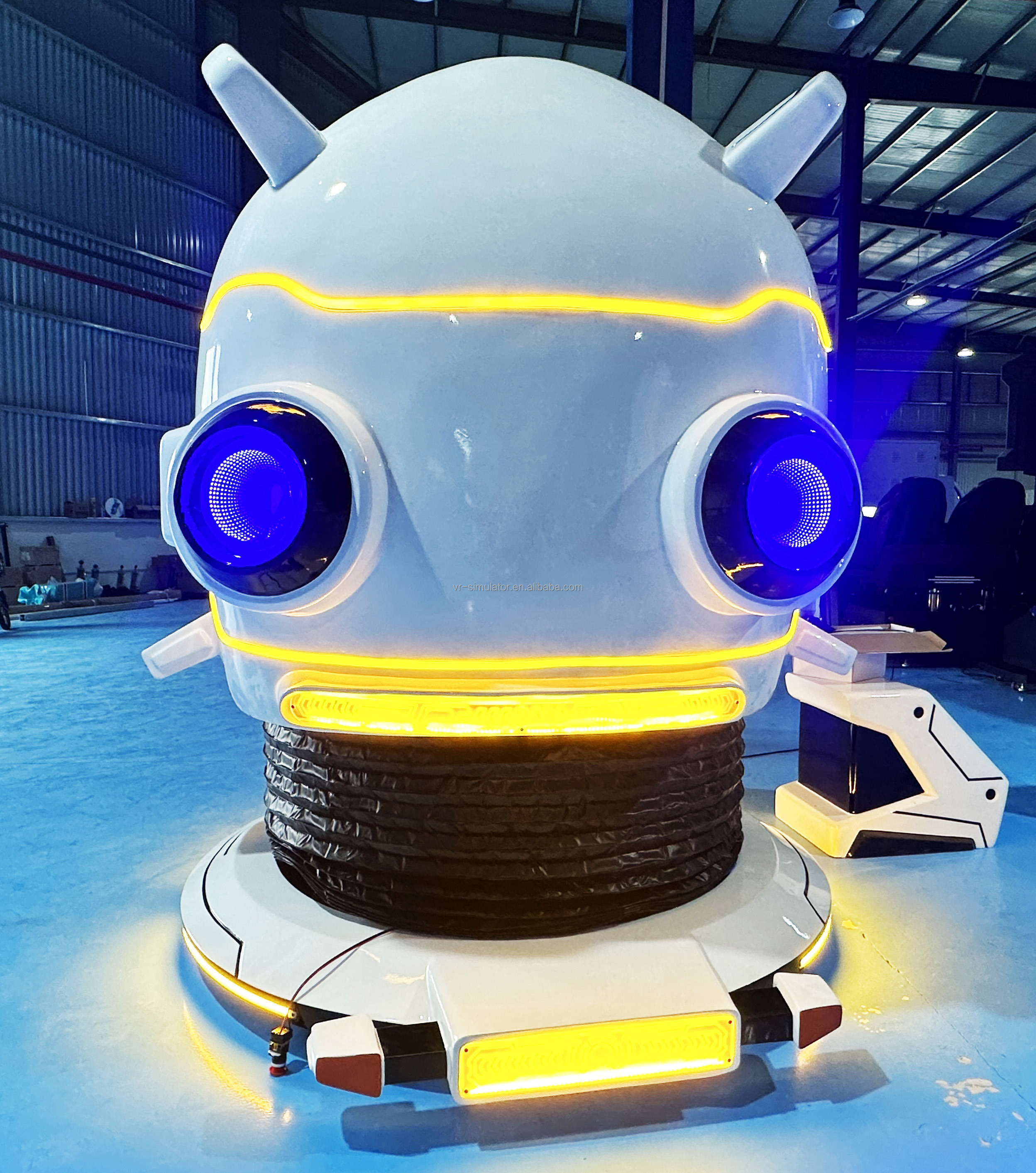 Dreamland Coin Operated VR Panda Adventure 360 VR UFO 9D Simulator Motion Ride Virtual Reality Chair