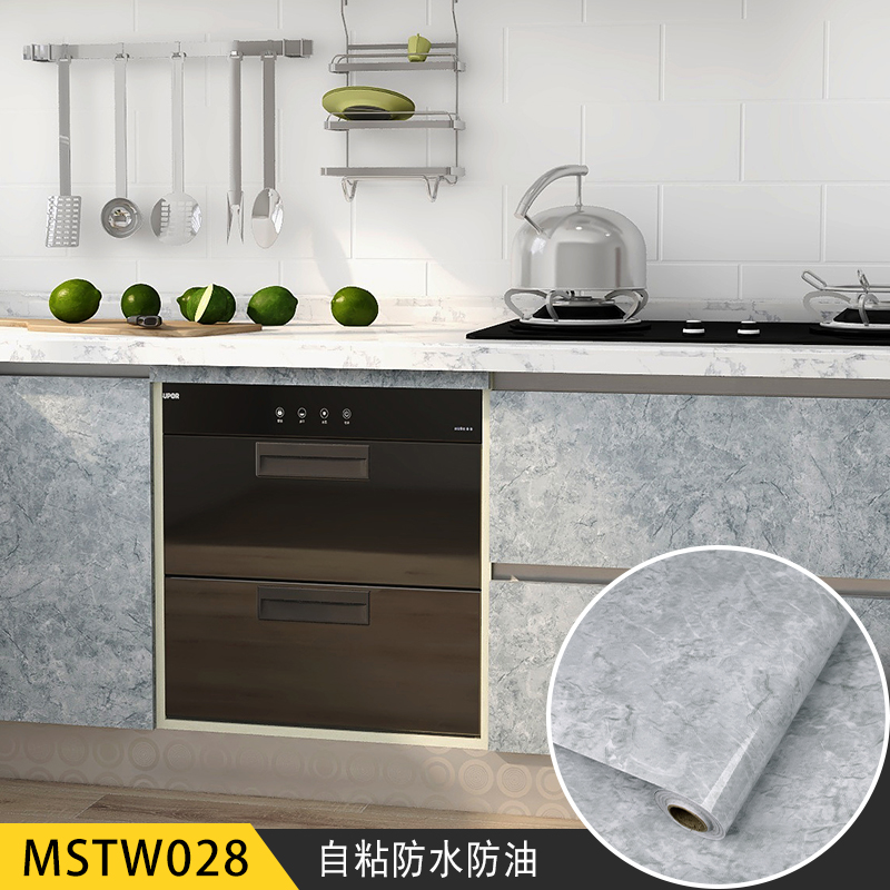 Peel Stick Marble Wallpaper Roll 60cm*10m Size for Table Cupboard Cabinet and Countertop Marble Design Granite Style