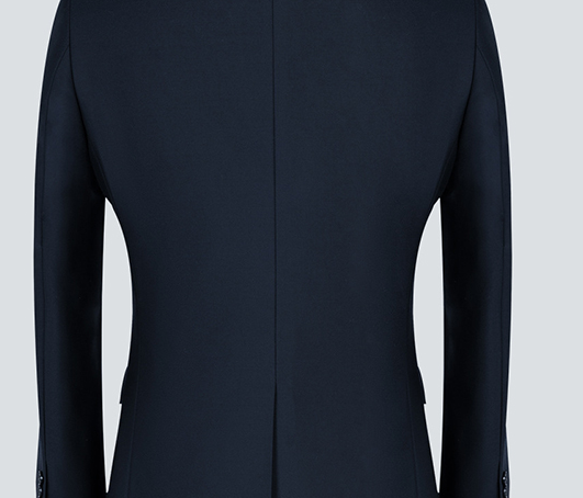 Anti-Shrink Wool And Polyester Men's Coats For Autumn And Winter With Mandarin Collar