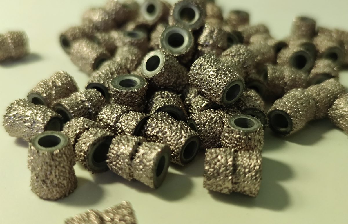 Stone Concrete Diamond Electroplated Dry Cutting Beads for Quarry Wire Saw Machine