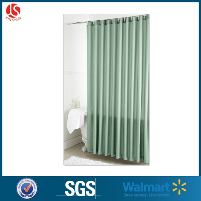 Walmart Bathroom Polyester Shower Curtain Liner for Bathroom Luxury Shower Curtain