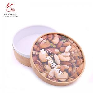 Buy cheap Empty 157gsm Coated Paper Round Cardboard Gift Boxes For Food product