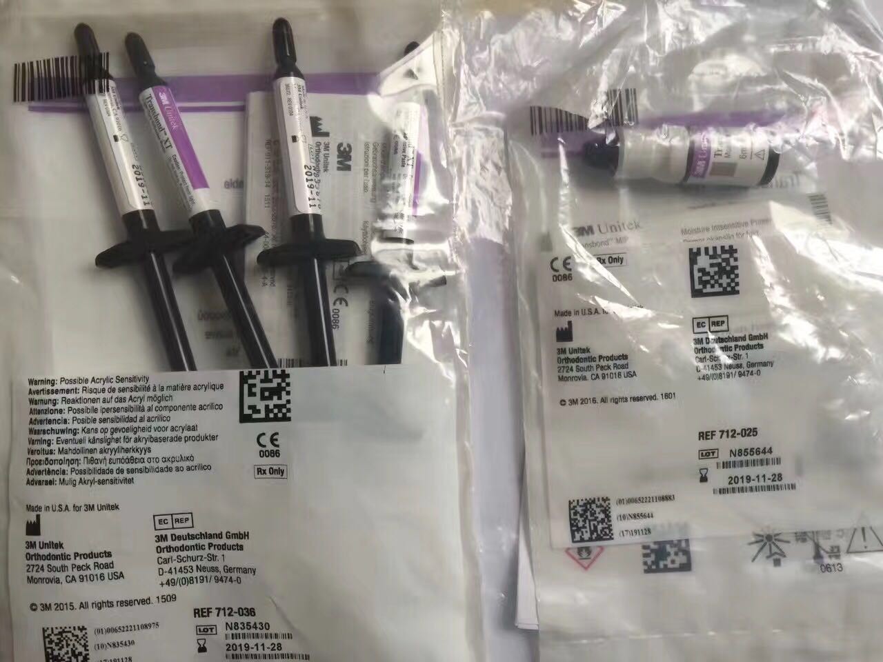 3M Z 250 Dental Light Cure Unit Orthodontic Resin Adhesive Composite