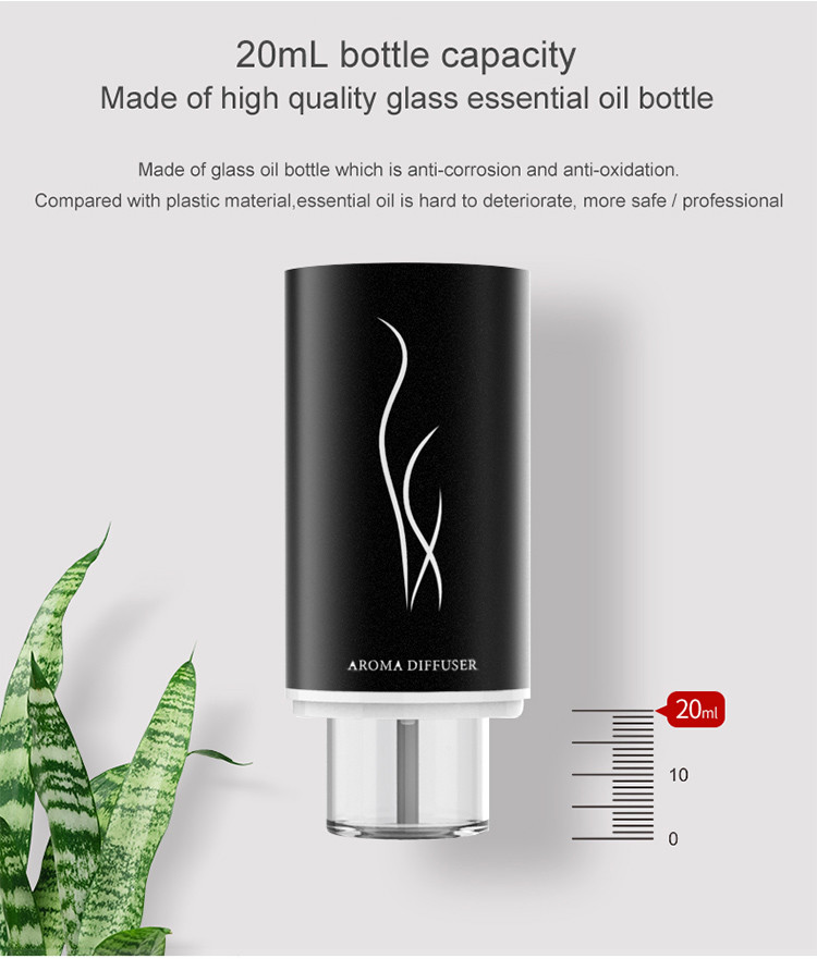 20ml Aluminum Alloy Casing USB Charging Scent Nebulizer