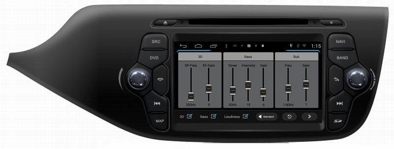 ouchuangbo car radio sat nav s160 android 4.4 system for Kia Ceed 2013 with 1024*600 3g wifi iPod stereo