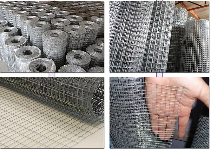 3 Inch 4 Inch 5 Inch Galvanised Weld Mesh Panels , Square Welded Mesh Screen