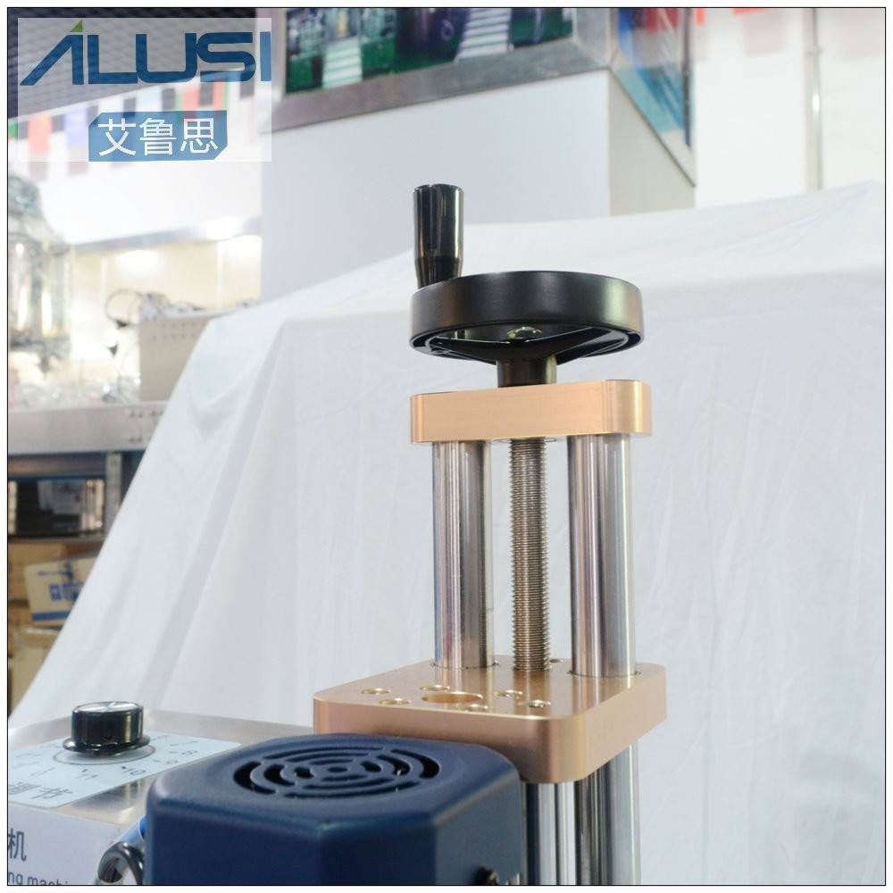 Semi Auto Cap Closer High Speed Rotary Cap Lock Glass Jar Plastic Bottle Twist off Lug Sealing Capping Machine