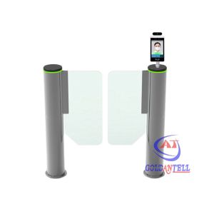 Buy cheap Infrared Sensor Alarm System Temperature Screening Face Recognition Temperature Turnstyle Door product