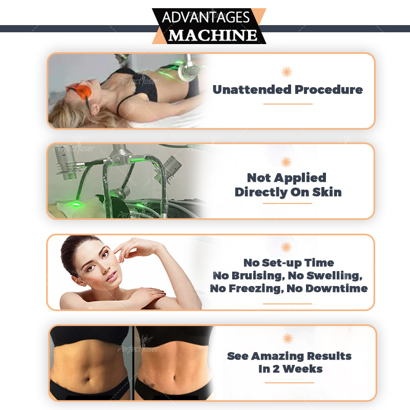 Touch Screen 6D Lipolaser Slimming Beauty Machine ISO13485