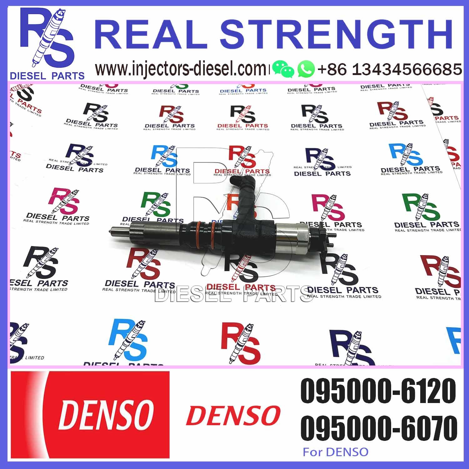 Diesel Common Rail Fuel Injector 095000-6120 For Komatsu PC600 Excavator 6261-11-3100 injector diesel
