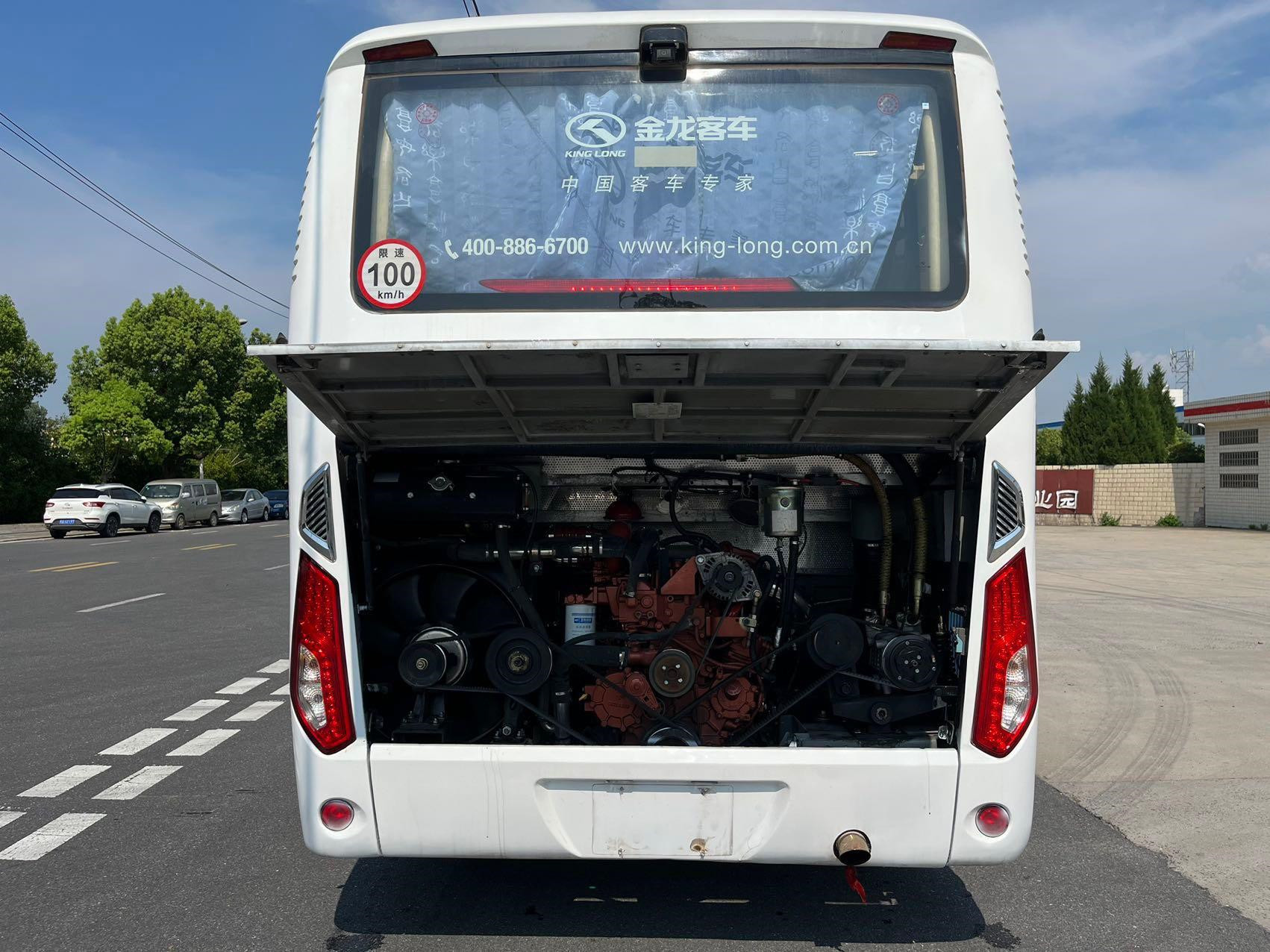 Kinglong Bus Coach Used XMQ6802 Second Hand Electric 48seater Yuchai Power Luxury
