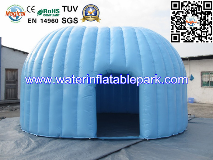 Blue Oxford Fabric Inflatable Tent / Inflatable Exhibition Tent for Promotion