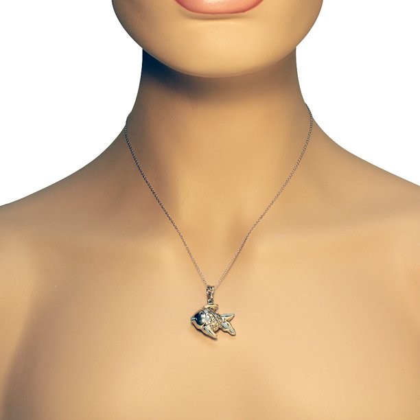 Green Sea Turtle Necklace Silver Chain Jewelry with Rhinestone Pendant For Casual Formal Attire Sea Life Necklace