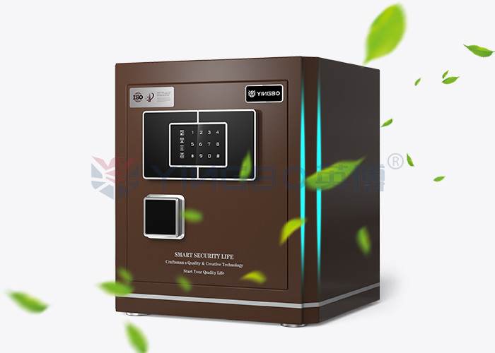 residential Height 450mm Fire Proof Safe Box For Home With Smart Fingerprint Lock
