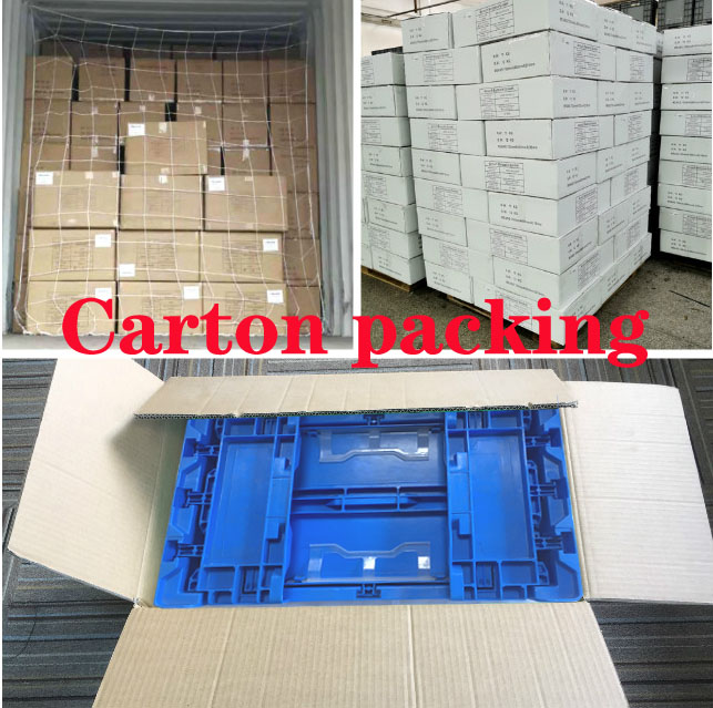 Industrial Packaging Folded Size 365*275*80mm PP Collapsible Plastic Storage Crate Box