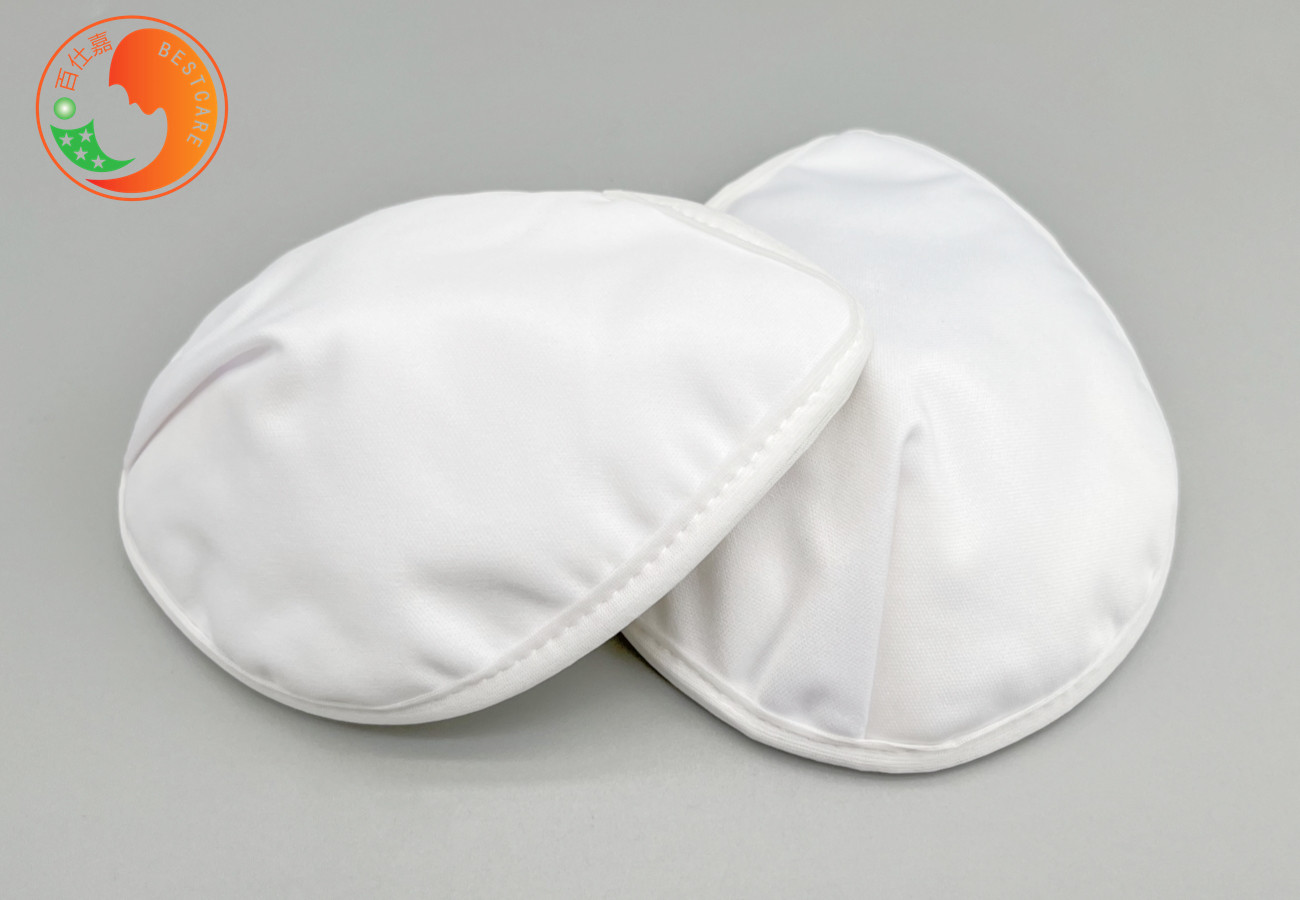 Drop Shape Washable Breast Pads Milk Feeding OEM Reusable Nipple Pads