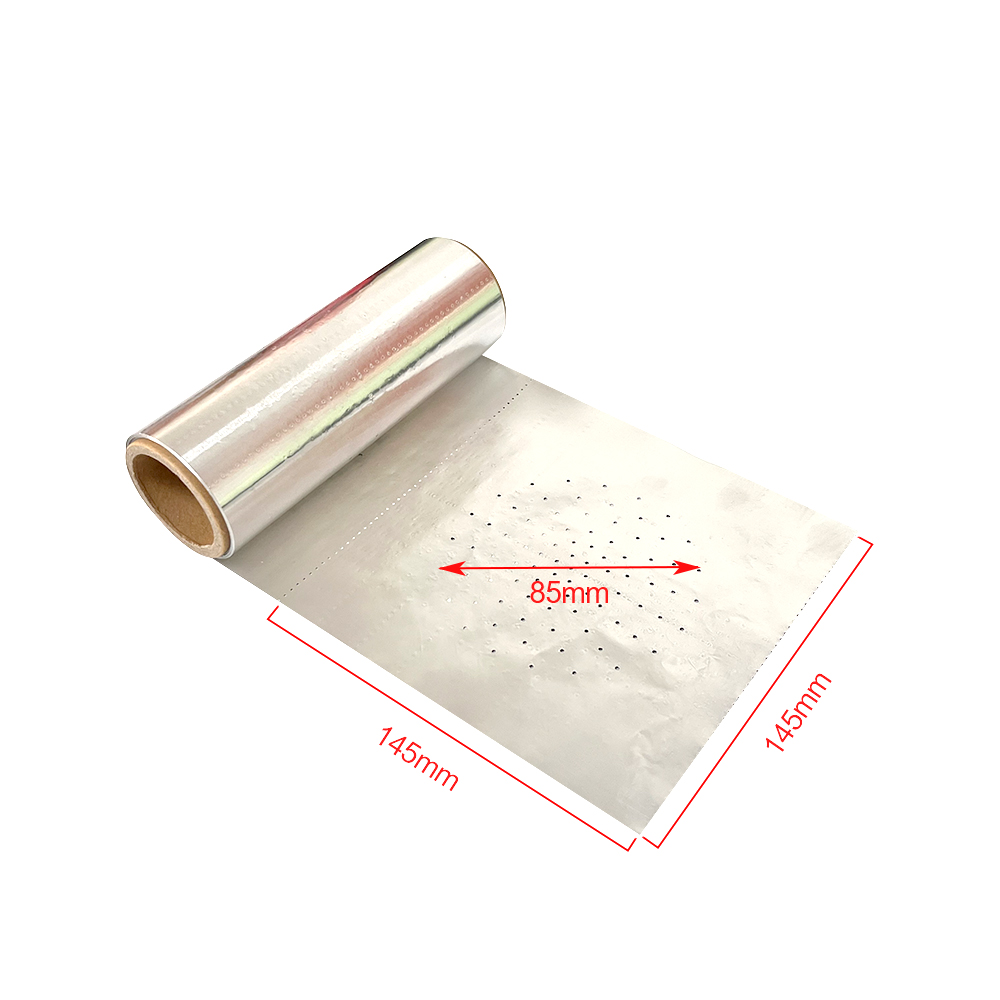 Customized Logo Accepted 8011 Shisha Aluminium Foil Roll with Hole and Cutting Line