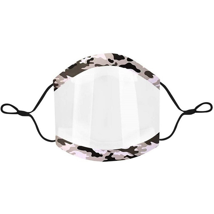 Multi Color Deaf Mute Lip Masks Transparent Anti Haze Dust Clear Face Masks
