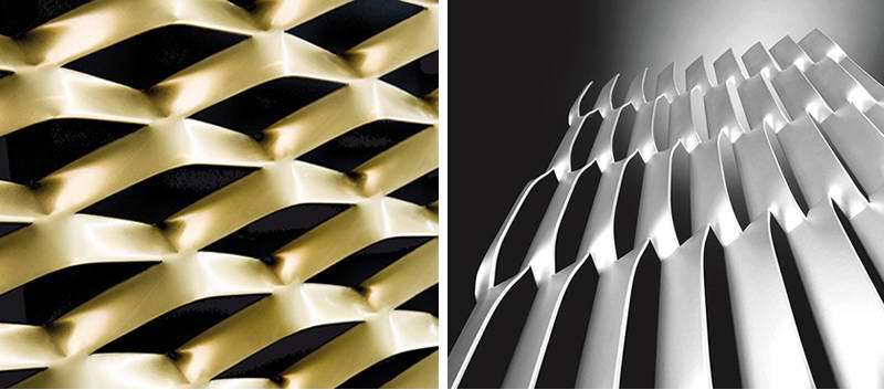Aluminum / stainless steel expanded plate mesh