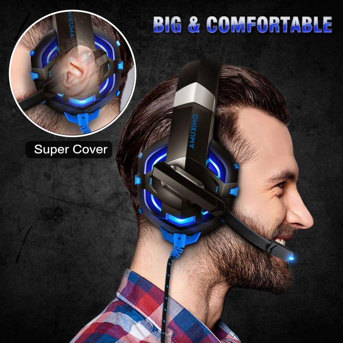 High End Over Ear 32ohm 2.2m 117dB 3.5 mm Gaming Headset