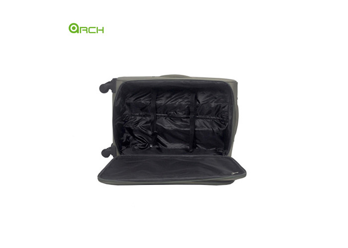 300D Polyester Soft Sided Luggage with Two Front Pockets and Spinner Wheels