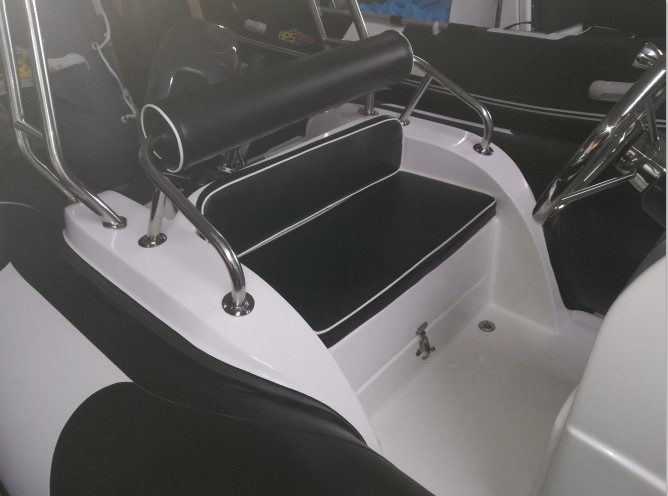 2022 rib rigid inflatable boat 13ft orca rib390C with back cabin and center console