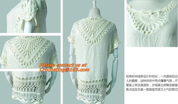 Fashion tassel, Hollow knitted Swimwear, swimsuit Crochet Bikini Beach Cover Up