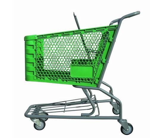 Plastic Trolley, American Type Shopping Cart, Supermarket Trolley ,Shopping Trolley ,Hand Trolley