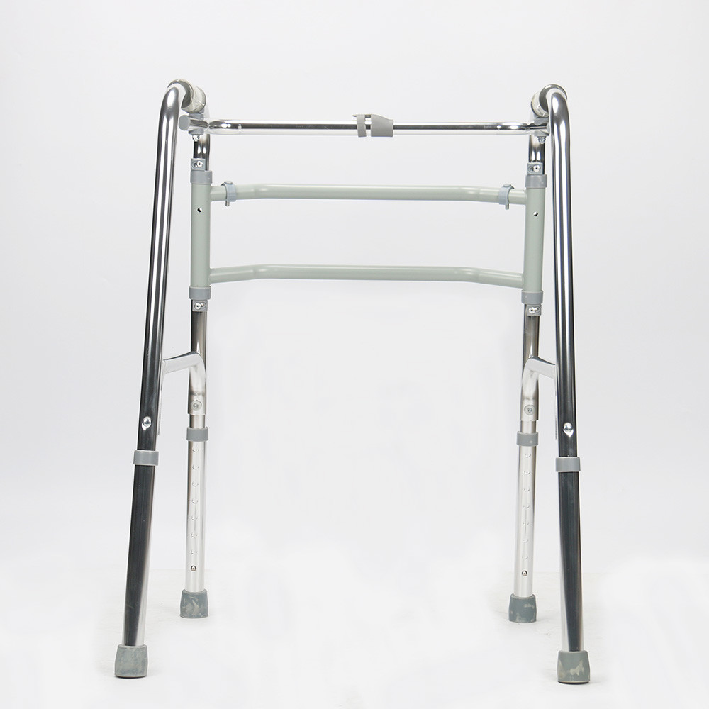 Adjustable Length Folding Mobility Walkers For Patients Lightweight Crutch