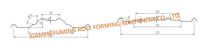 Profile Fence Roll Forming Machine Precise Double Sides Fencing