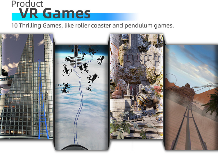 300kgs Load 360 Virtual Reality Simulator Chair 9D VR Roller Coaster