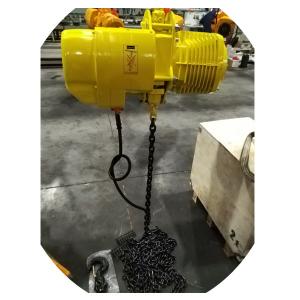 Buy cheap Lemon Yellow 2 Ton Electric Chain Hoist , Chain Electric Hoist CE &amp; ISO product