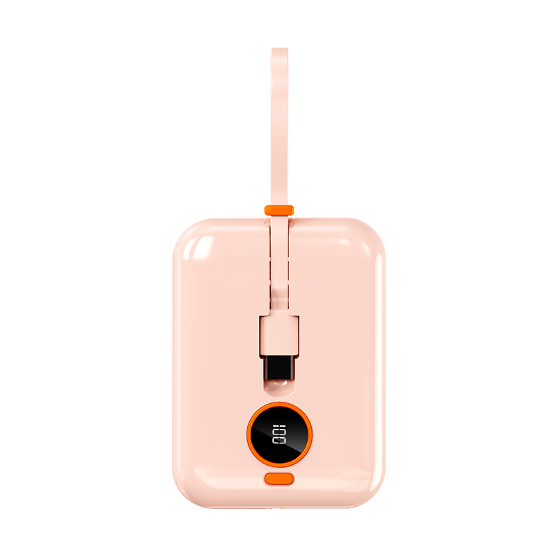 Type C Output Interface Portable 10000mAh Power Bank for Outdoor Charging and Devices