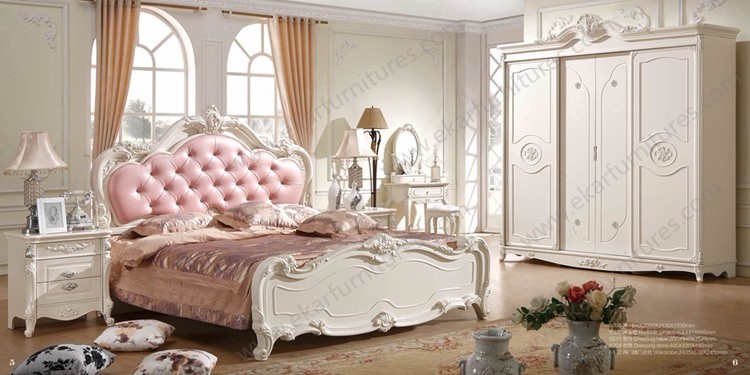 Bangladesh price bed room high quality furniture bed hot sale arabic sofa design 6039
