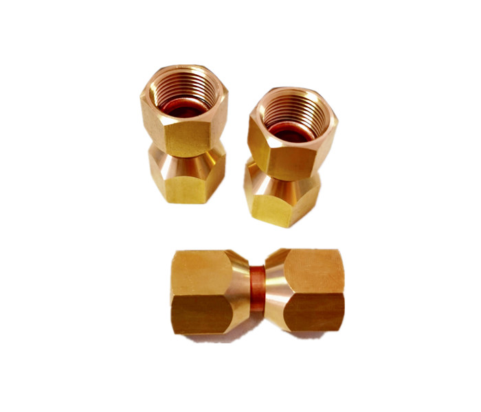 1/2" Brass Swivel Fitting Threaded Forged Swivel Nut Connector