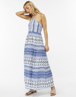 Factory Direct Sales Halter Maxi Dress Laddies Boho Long Dresses