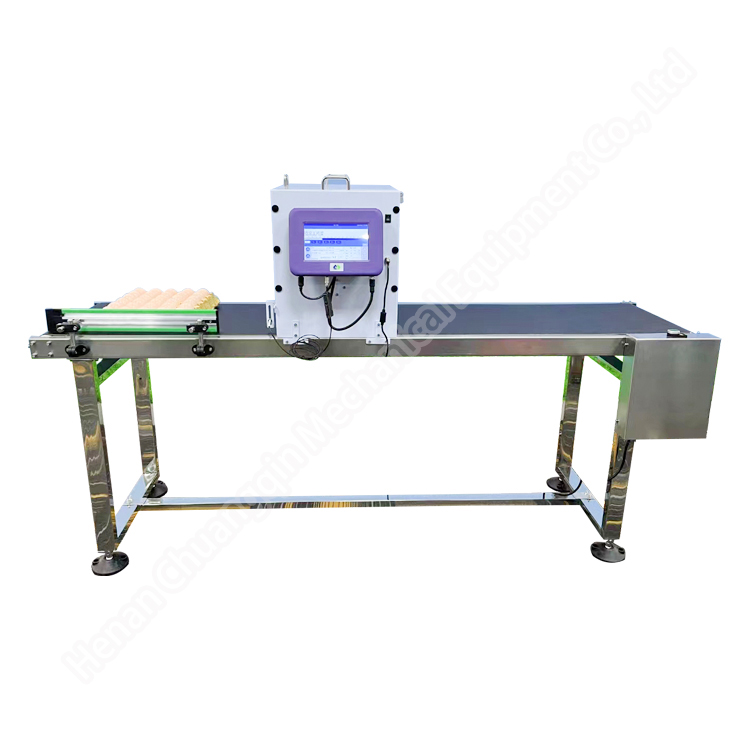 Automatic Egg Coding Machine Inject Printing Machine Small For Eggs Expiry Date Printing Machine