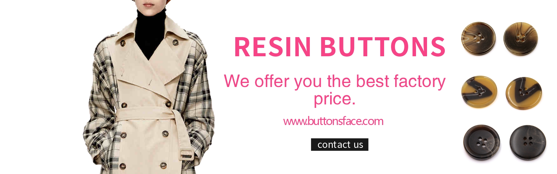 resin buttons