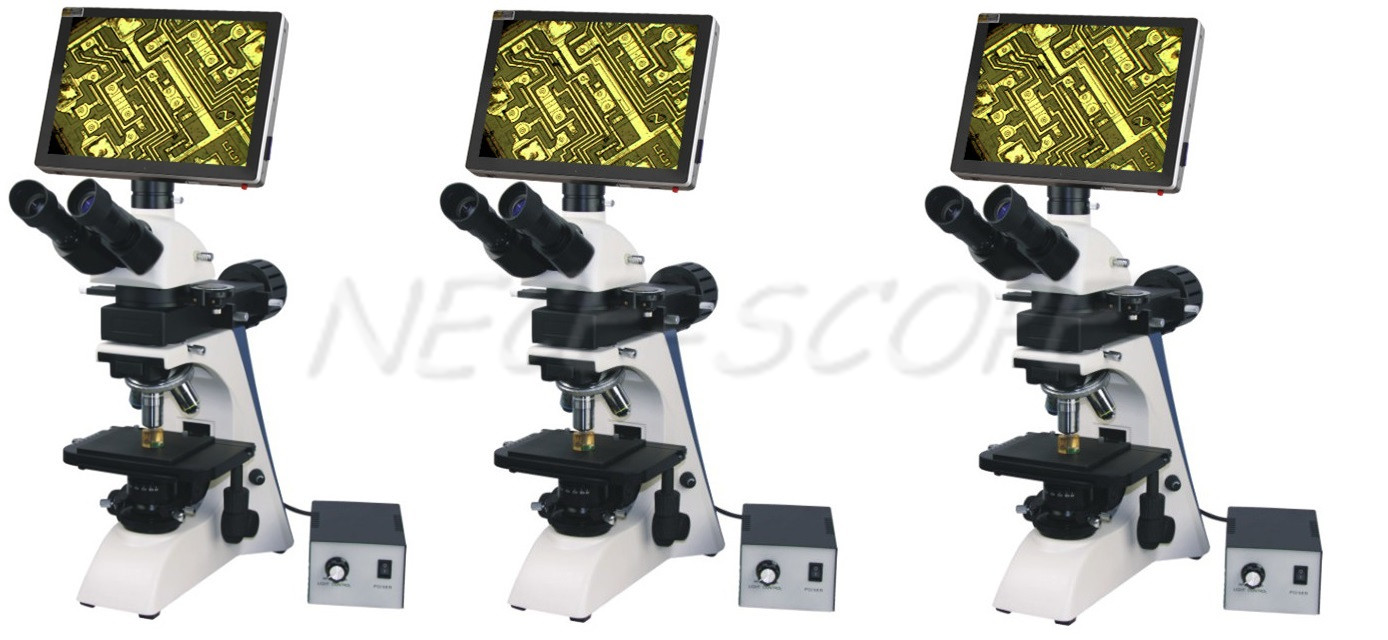 5.0MP 9.7" Metallurgical LCD Screen Microscope With Camera NCL - M1500SP (B)