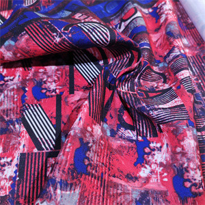 240t Microfiber Sublimation Printed Fabric 120gsm Peached Twill